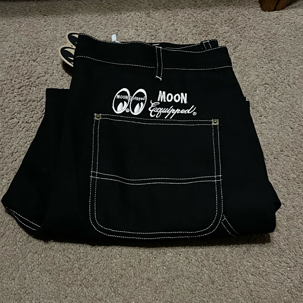 Mooneyes W-knee biker pants